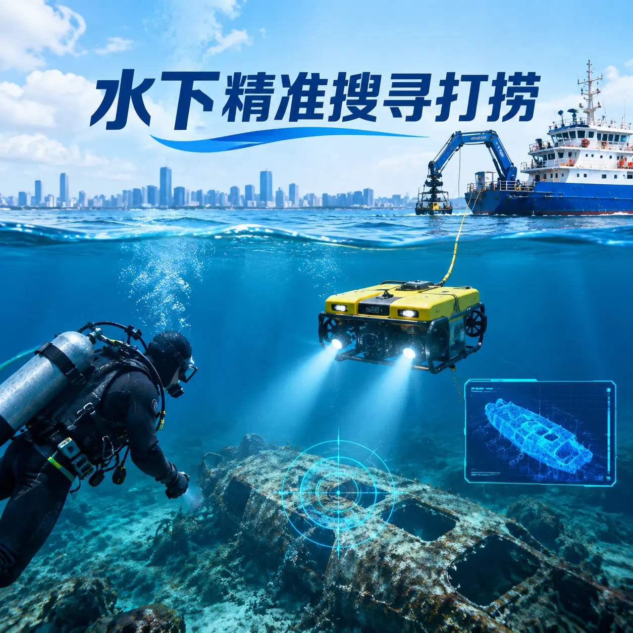 阿拉尔水下精准搜寻打捞